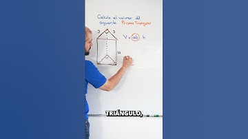 🤔🙌¿Te cuesta trabajo entender cómo sacar el volumen de un prisma? 🔺 aquí te lo explico de manera