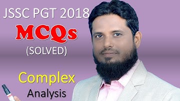 MCQ 20 PYQ JSSC pgt math question.2017, 2018 #complex_analysis #pgt_previous_year_questions_maths