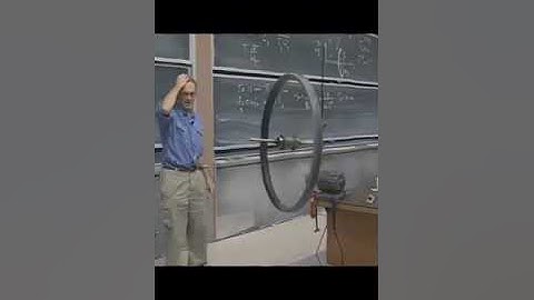 Walter Lewin explains torque pt 2