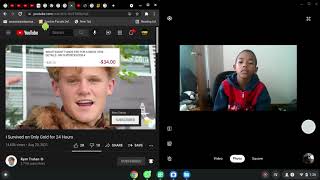 reacting to I Survived on Only Gold for 24 Hours ( Ryan Trahan)