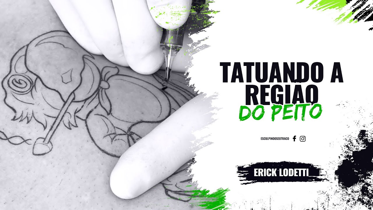 Tatuando a Região do Peito - YouTube
