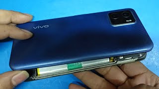Vivo Y15s open back panel and battery replacement