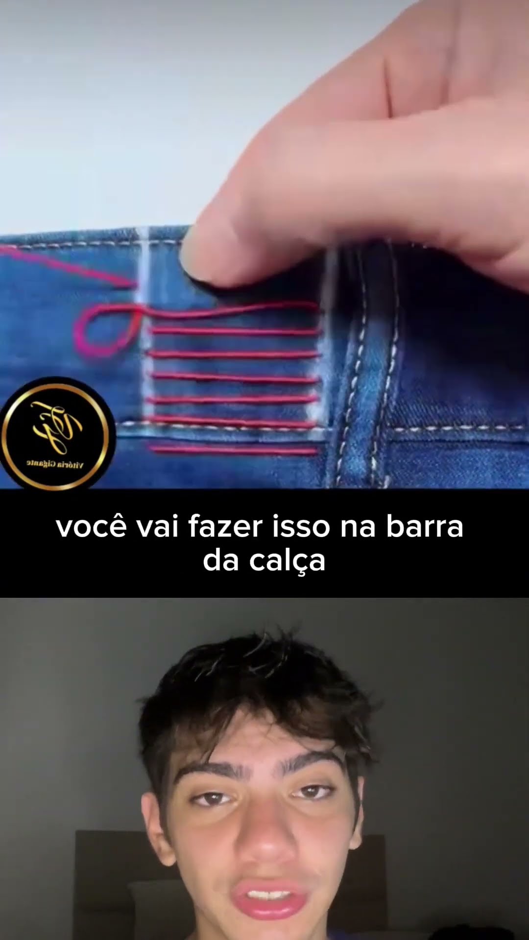 ✂️ Ajuste sua calça larga com uma costura simples e sem marcas. Fácil, rápido e sem gastar! ?