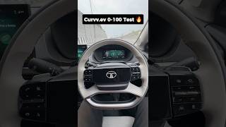 Tata Curvv.ev 0-100 test ⚡ in City Mode #autoinsider #shortsindia