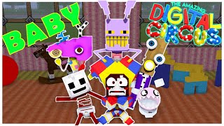 Monster School : BABY DIGITAL CIRCUS ANNOY HEROBRINE - Minecraft Animation