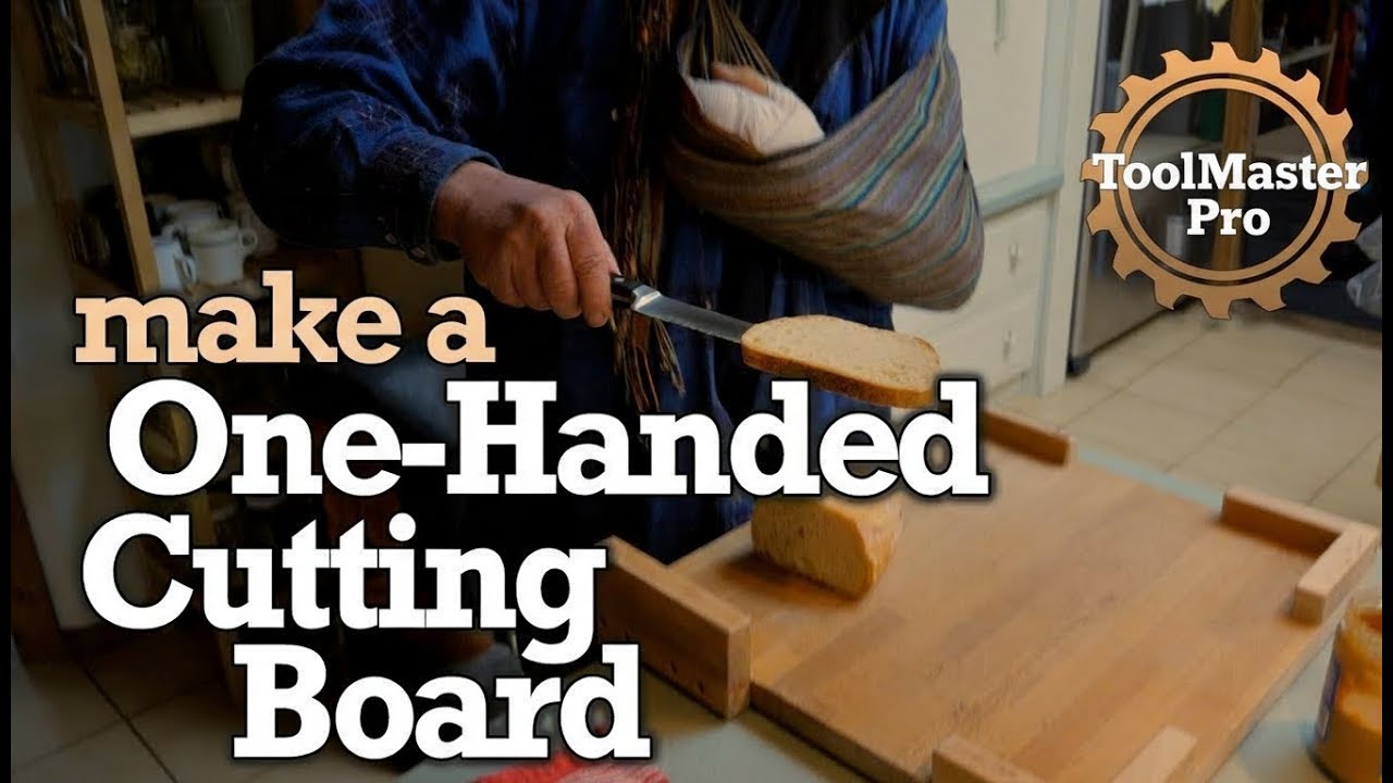 “Make a One-Handed Cutting Board – Easy DIY Modification to Build a One-Handed Kitchen Tool”