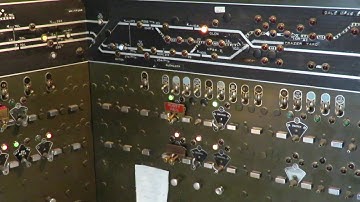 Amtrak THORN Tower CTC Machine - Keystone Transiting GLEN Interlocking