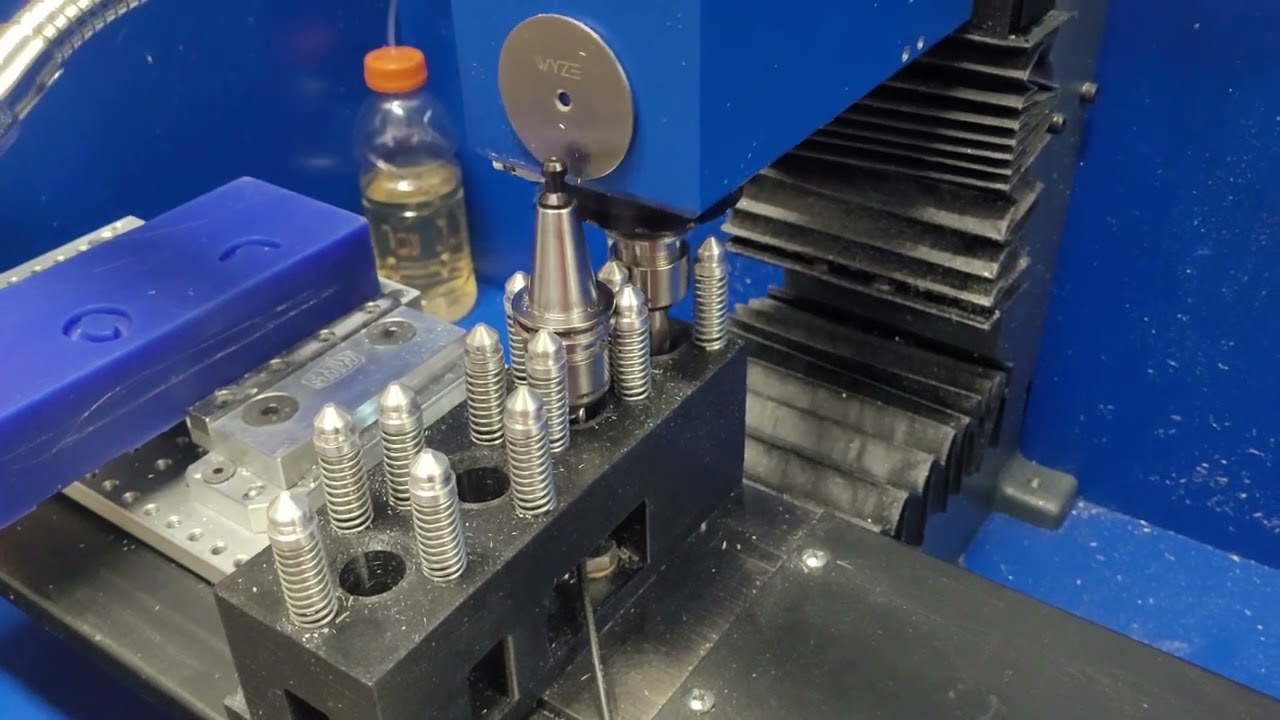 Auto Tool Changer 1st Test Unloading Bin 1