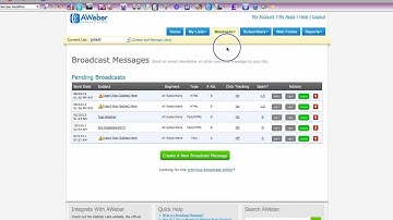 How to Create a Message in the New Aweber Drag & Drop Layout