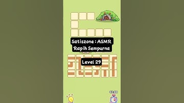 Satiszone : ASMR Rapih Sempurna Level 29 #games #satisfyingames #fyp #solution