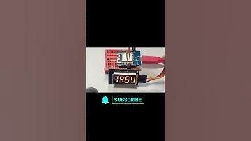 WeMos D1 Mini-Pro Network Time Protocol NTP Clock Display on TM1637