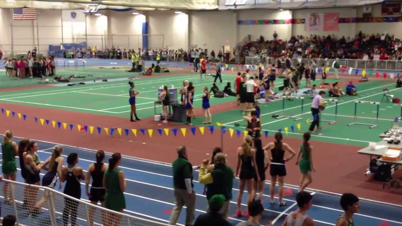 Alyssa Nye Indoor Track Meet at the Reggie Lewis Center 1/18/2014 YouTube