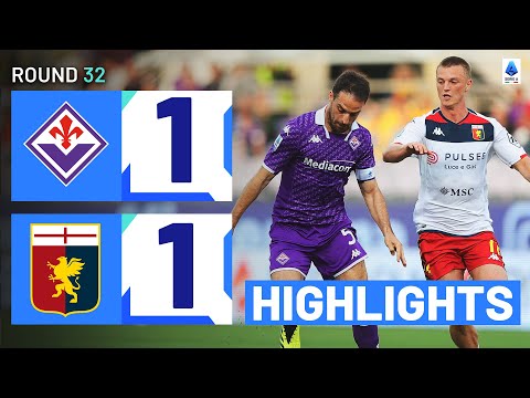 FIORENTINA-GENOA 1-1 | HIGHLIGHTS | La Viola and the Grifone share the spoils | Serie A 2023/24