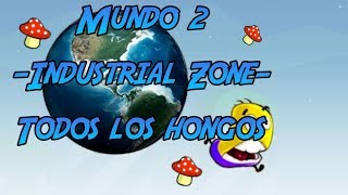 Mini Dash World 2 easy industrial zone Todos los hongos