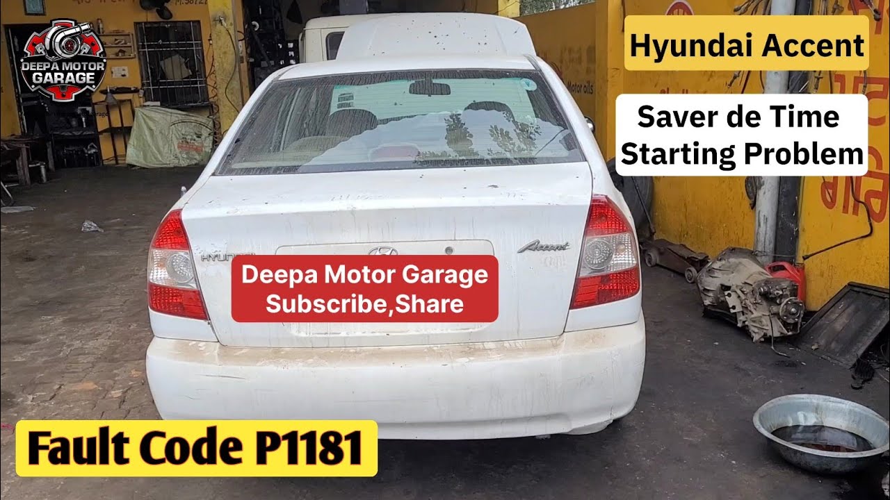 सुबह के टाइम गाड़ी Start नी होती Dtc P1181 Hyundai Accent Morning Time
