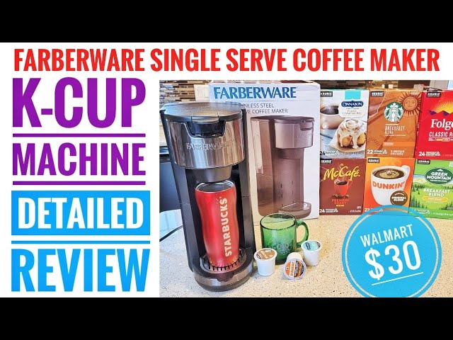 Farberware K-Cup and Brew Stainless and Black 201615 Coffee Maker Review -  Consumer Reports