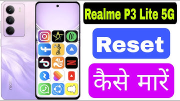 How To Factory Reset in Realme P3 Lite 5g 🤞 Realme P3 Lite Phone Reset Kaise Maren