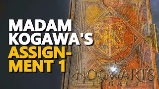 Madam Kogawa's Assignment 1 Hogwarts Legacy