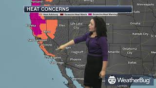 Tuesday's South Western Regional Weather Outlook - Aug 01, 2017