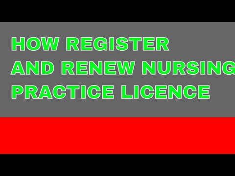 How to renew Nursing practice licence in Kenya