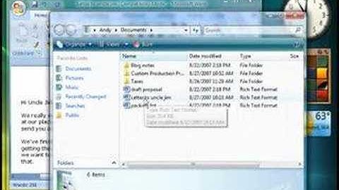 Restore an older version of a file using Windows Vista