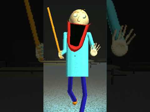 The Early Version - Baldi's basics decompiled mod #shorts #gaming #baldi #short