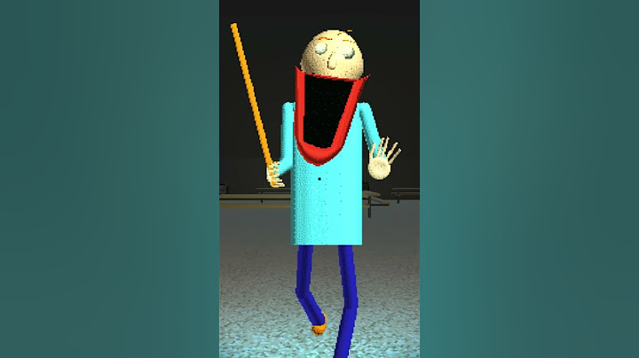 The Early Version - Baldi's basics decompiled mod #shorts #gaming #baldi #short