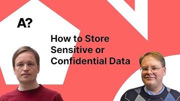How to Store Sensitive or Confidential Data, 11.4.2024 (Aalto University)