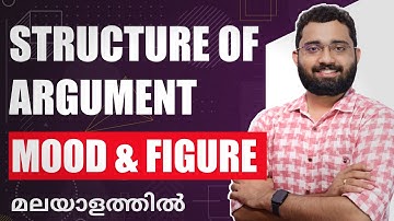 NTA UGC NET Paper 1 Logical Reasoning - Mood and Figure Class in Malayalam - Structure of Arguments