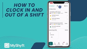 MyShyft: How to Clock-in and Out of a Shift