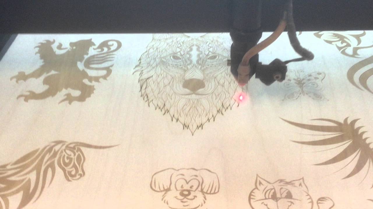 Laser printing on wood YouTube