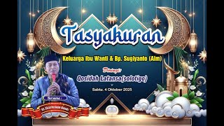 #Live Qosidah Latansa(solotigo) Dalam Rangka Tasyakuran Keluarga Ibu Wanti Mojo Rembun🔊Audio tri x