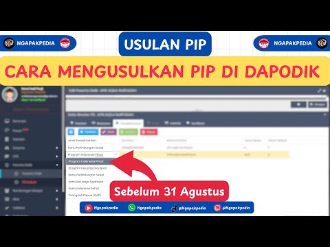 CARA MENGUSULKAN PIP OLEH SEKOLAH | Panduan Lengkap dari Awal Sampai Berhasil ✅