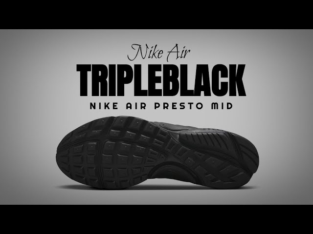 nike presto blackout