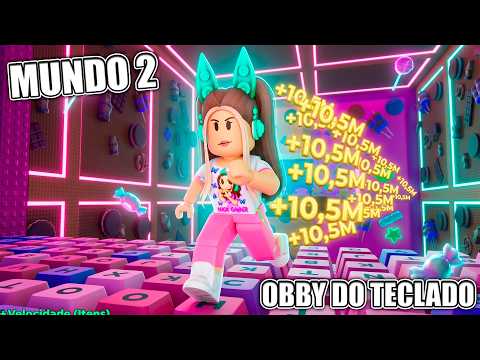 I ENTERED THE SECOND WORLD OF OBBY KEYBOARD! - Roblox
