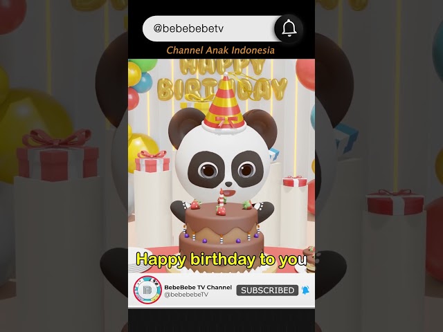 Happy Birthday - Panjang Umurnya - Tiup Lilinnya -  Lagu anak Indonesia #bebebebetv  #happybirthday class=