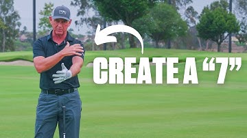 Lead Arm & Shoulder Connection: Maintain a "7" to Create Width in Your Backswing