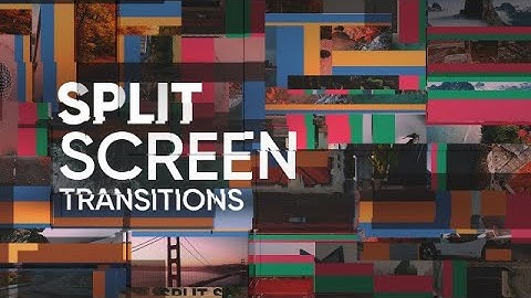 Split Screen Transitions Premiere Pro Templates