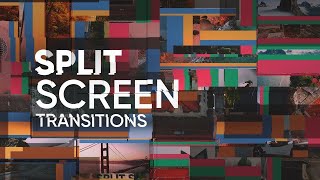 Split Screen Transitions Premiere Pro Templates