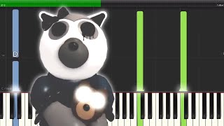 Laura Secret Skin Theme - Piano Tutorial - Piggy Roblox