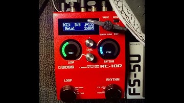 Toe Knob as an extra external footswitch for your@boss looping stations. Boss FS-7 Boss RC-10R