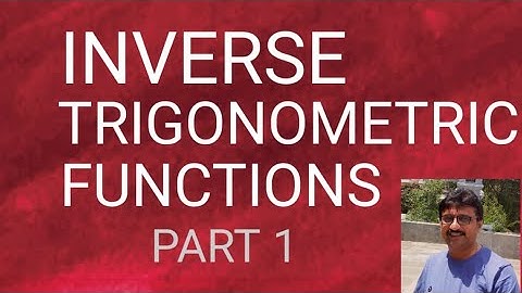 Inverse Trigonometric Functions ||Part 1||Target Mains || Telugu||RamaSeshu|| Time Saving  Method
