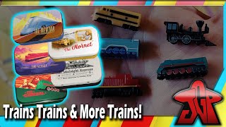 Deluxe Board Game Train Sets from The Little Plastic Train Company unboxing