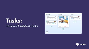 Tasks and Subtasks in Heycollab Project Management Tool