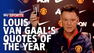 Louis van Gaal's best quotes of 2014