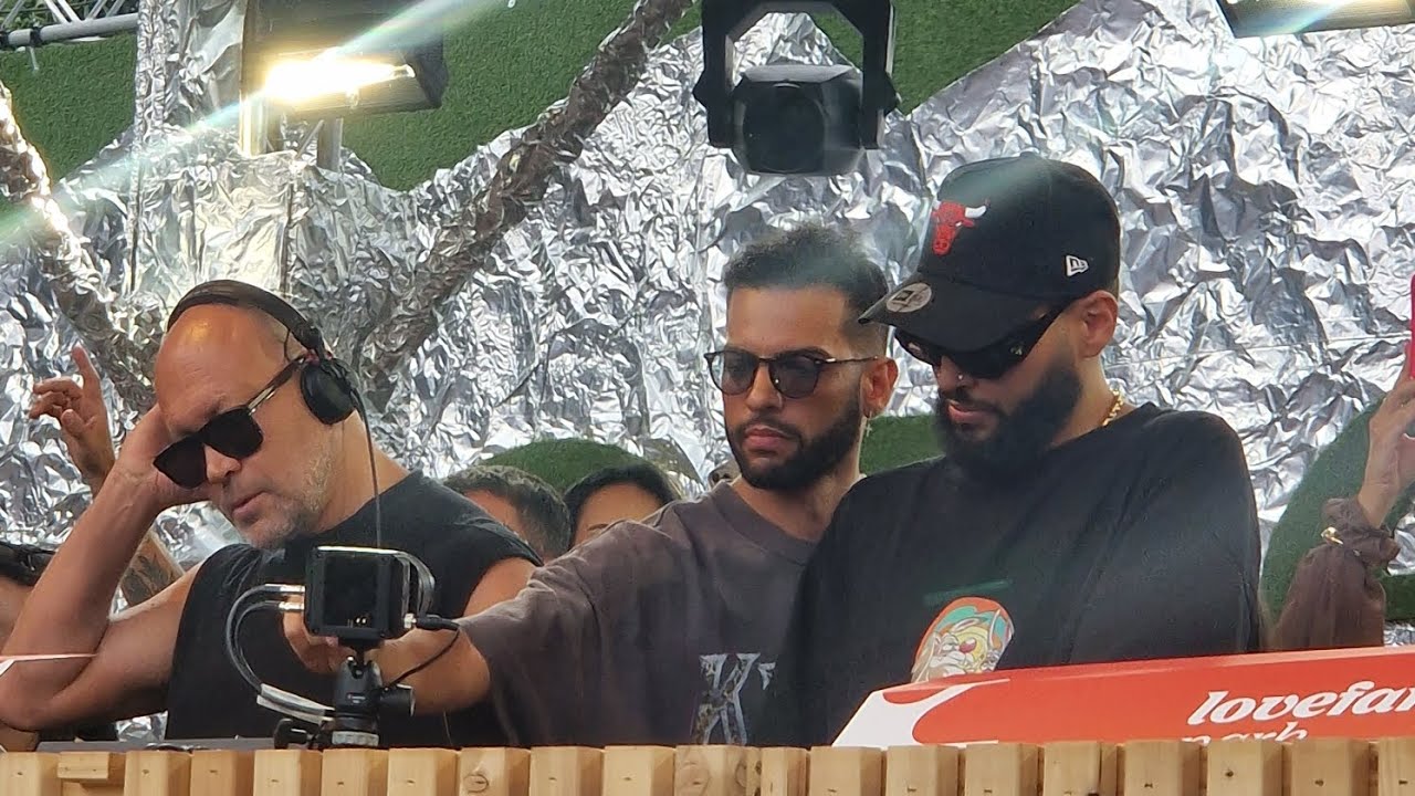 THE MARTINEZ BROTHERS B2B MARCO CAROLA Love Family Park 2025 Germany  front row 