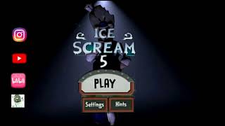 Ice Scream 5 Main Menu Music And Main Menu(Fanmade)       Don't Miss This!!!