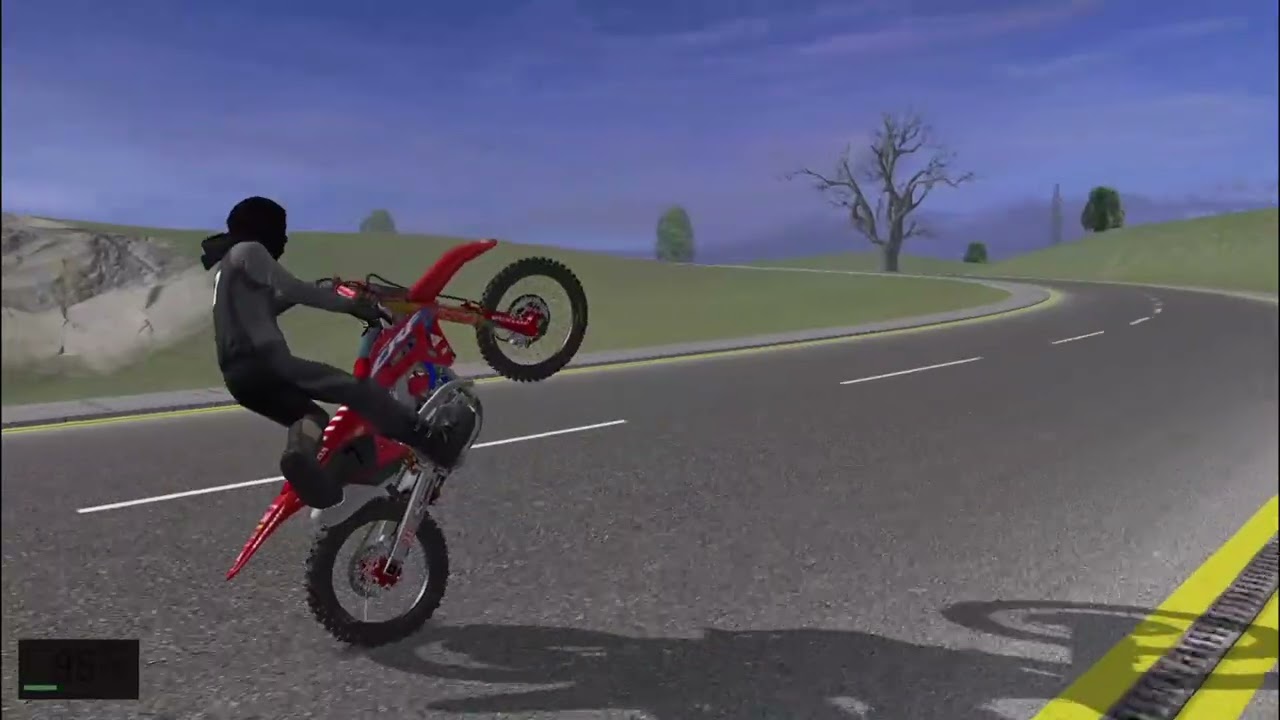 Honda crf 250 Wheelie training