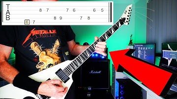 DEATH METAL STRING SKIPPING  RIFF