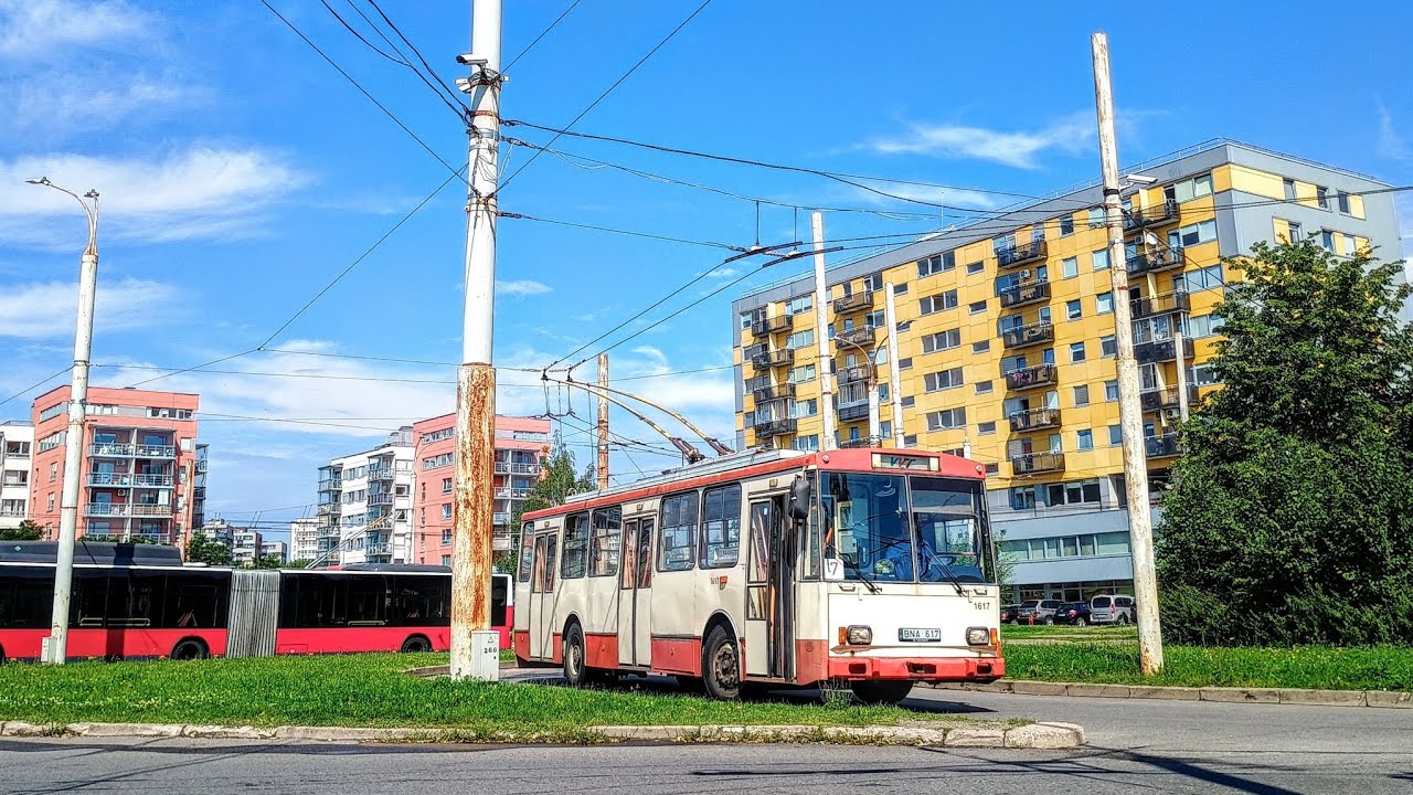 VVT | Škoda 14Tr13/6 #1617 | Linka 7, Pamėnkalnio st. - Sėlių st.